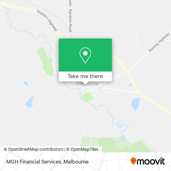 MGH Financial Services map