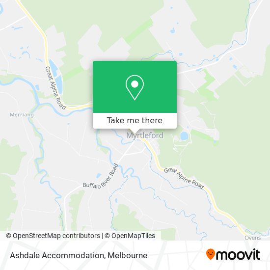 Ashdale Accommodation map