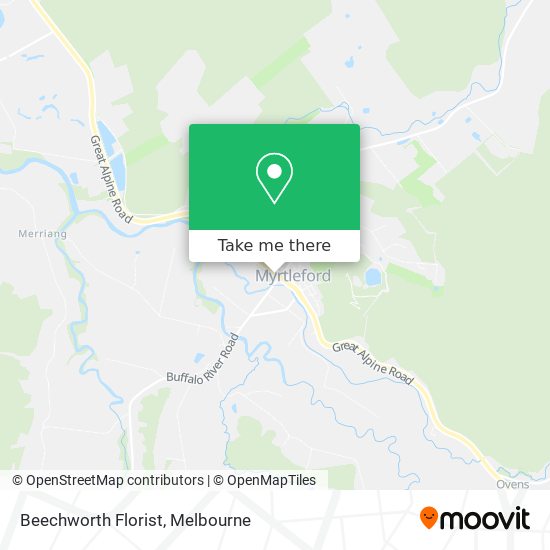 Mapa Beechworth Florist