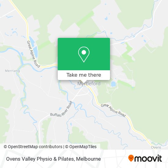 Ovens Valley Physio & Pilates map