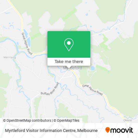 Myrtleford Visitor Information Centre map