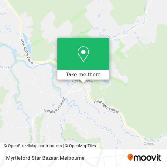 Myrtleford Star Bazaar map