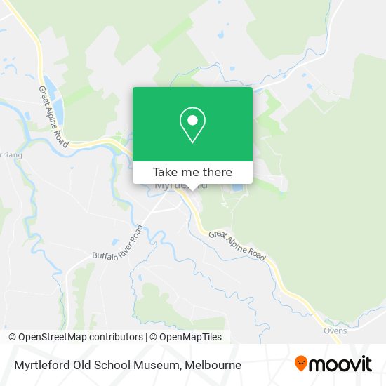 Myrtleford Old School Museum map