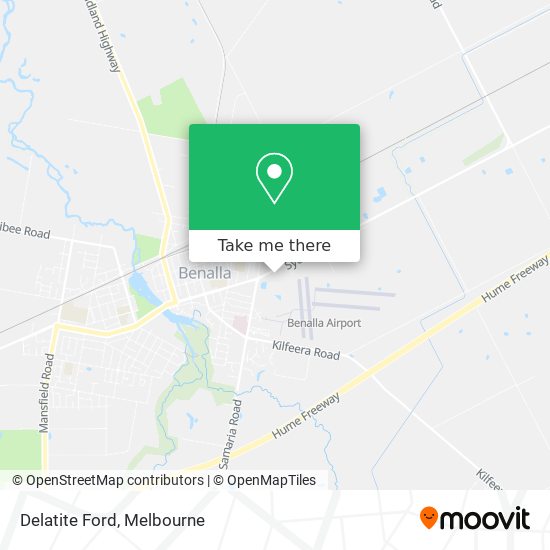 Delatite Ford map
