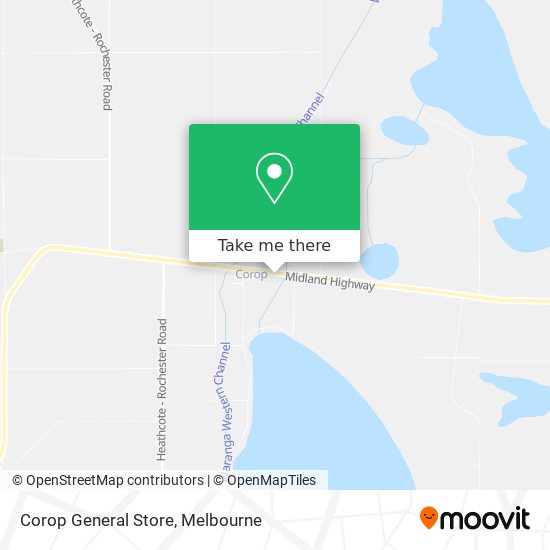 Corop General Store map