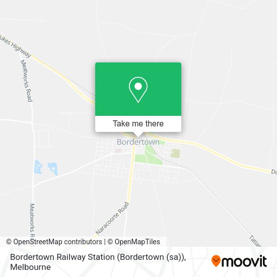Bordertown Railway Station (Bordertown (sa)) map
