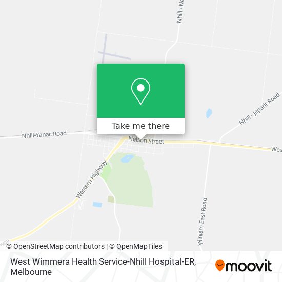 West Wimmera Health Service-Nhill Hospital-ER map
