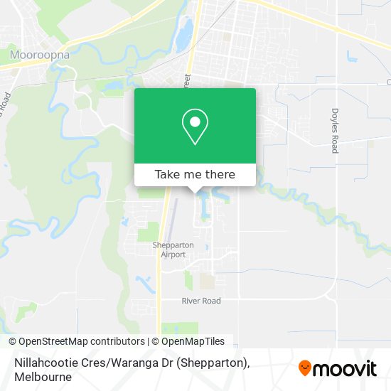 Nillahcootie Cres / Waranga Dr (Shepparton) map