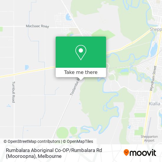 Rumbalara Aboriginal Co-OP / Rumbalara Rd (Mooroopna) map