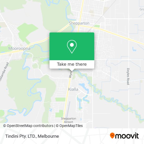 Tindini Pty. LTD. map