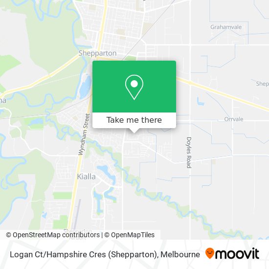 Logan Ct / Hampshire Cres (Shepparton) map