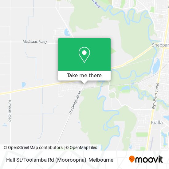 Hall St / Toolamba Rd (Mooroopna) map