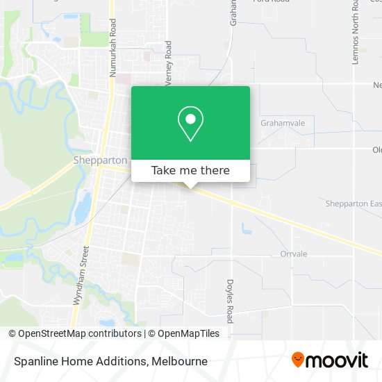 Spanline Home Additions map
