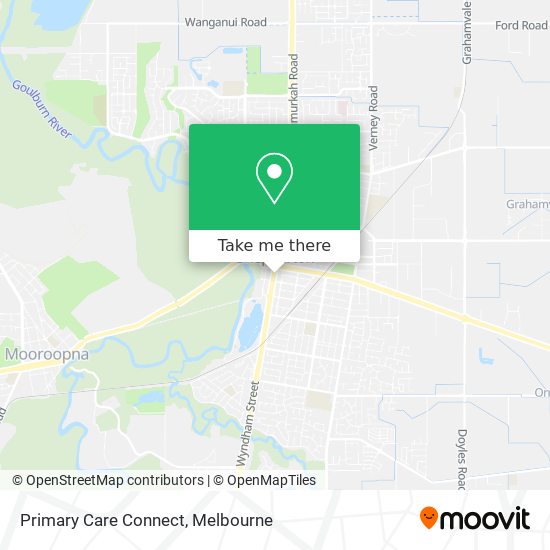 Primary Care Connect map