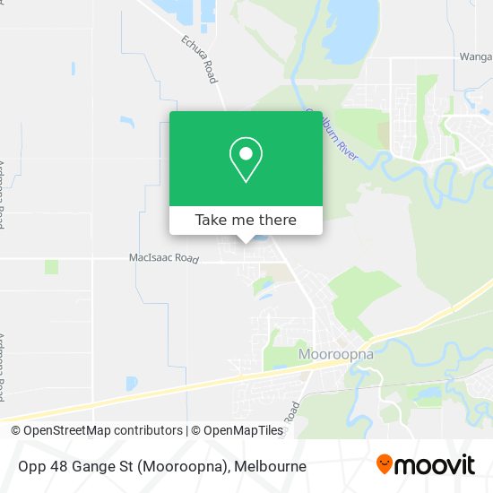 Opp 48 Gange St (Mooroopna) map
