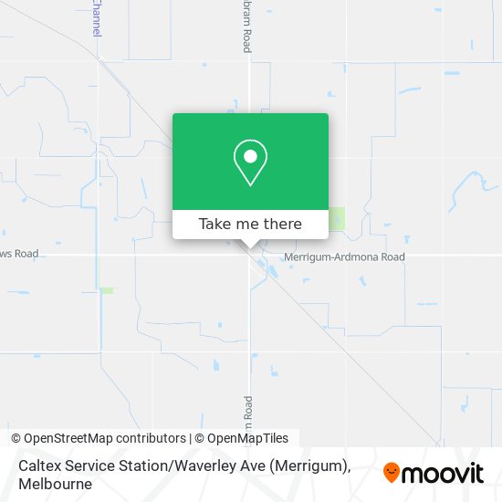 Caltex Service Station / Waverley Ave (Merrigum) map