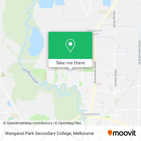 Wanganui Park Secondary College map