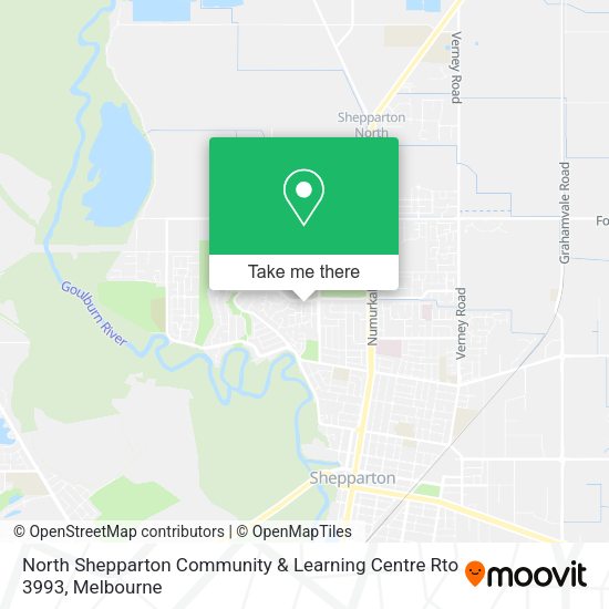 North Shepparton Community & Learning Centre Rto 3993 map
