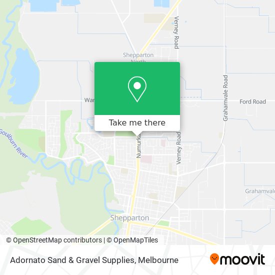 Adornato Sand & Gravel Supplies map