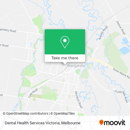 Dental Health Services Victoria map