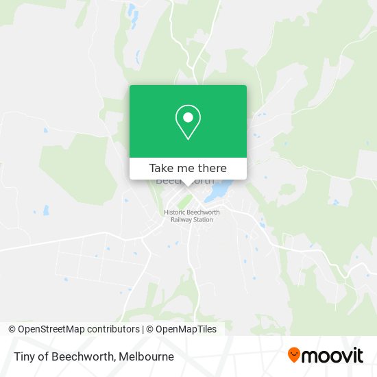 Tiny of Beechworth map
