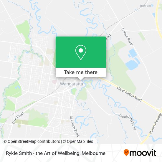 Rykie Smith - the Art of Wellbeing map