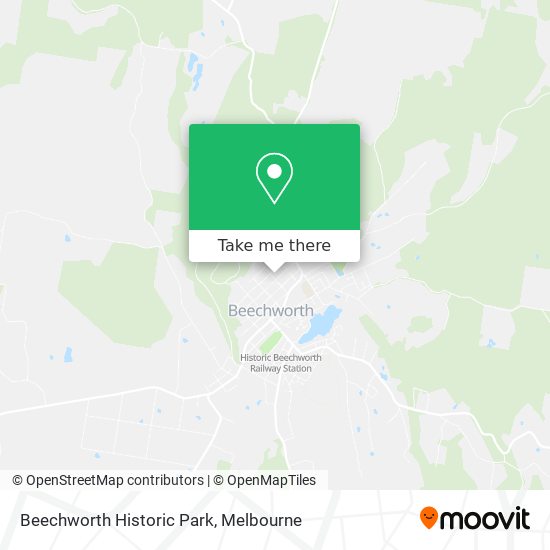 Beechworth Historic Park map