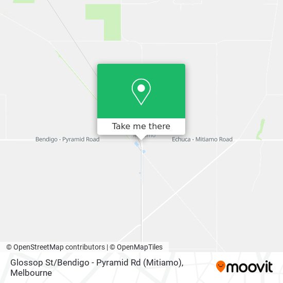 Glossop St / Bendigo - Pyramid Rd (Mitiamo) map