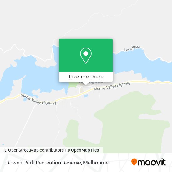 Rowen Park Recreation Reserve map