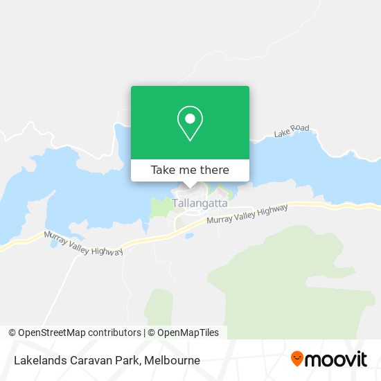 Lakelands Caravan Park map