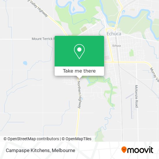 Campaspe Kitchens map