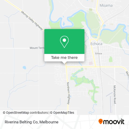 Mapa Riverina Belting Co