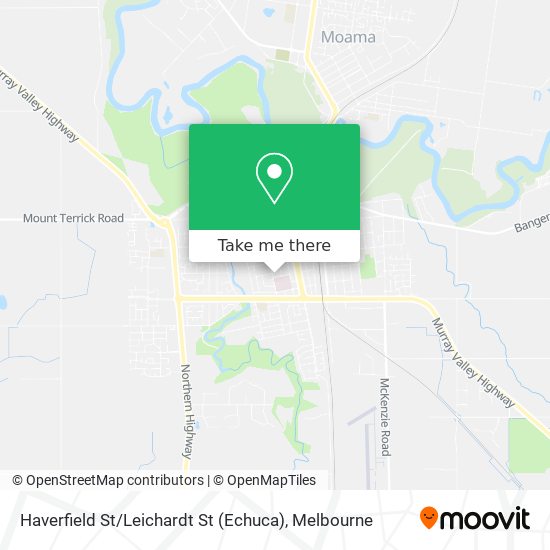 Haverfield St / Leichardt St (Echuca) map