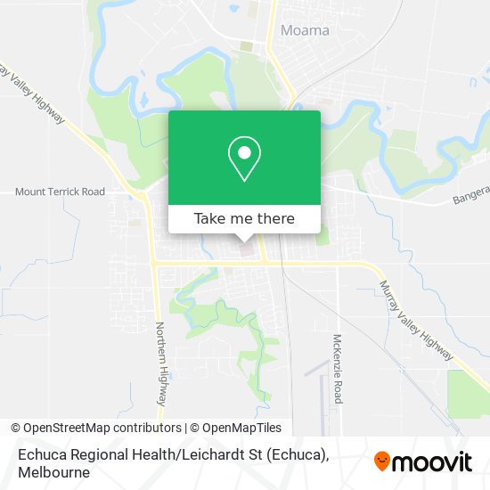 Echuca Regional Health / Leichardt St map