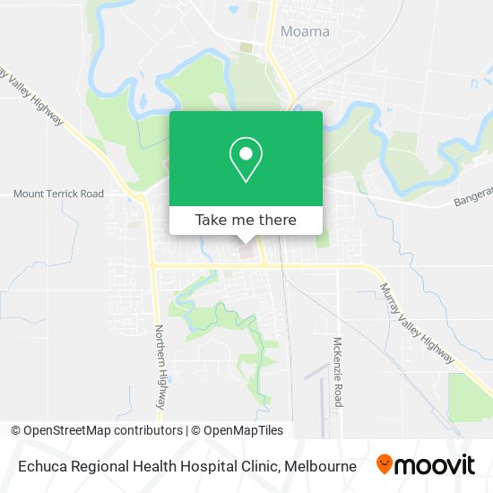 Echuca Regional Health Hospital Clinic map