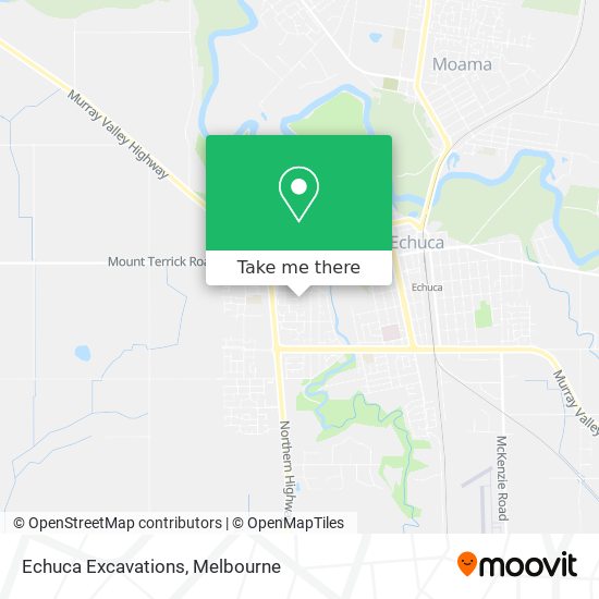 Mapa Echuca Excavations