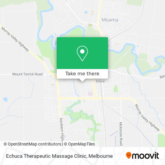 Echuca Therapeutic Massage Clinic map