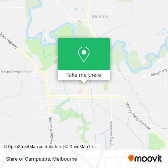 Shire of Campaspe map