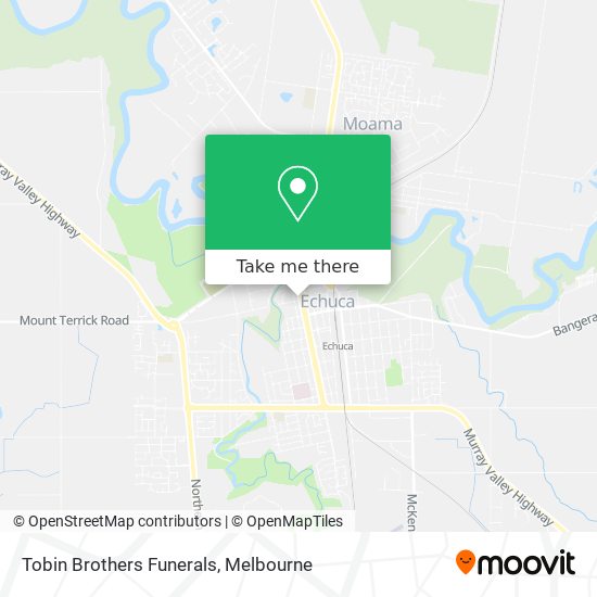 Tobin Brothers Funerals map
