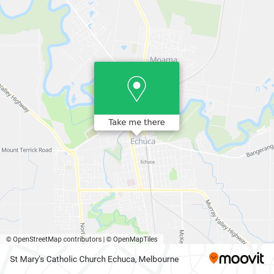 St Mary's Catholic Church Echuca map