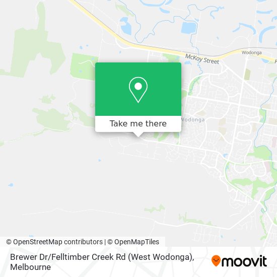 Brewer Dr / Felltimber Creek Rd (West Wodonga) map