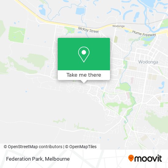 Federation Park map