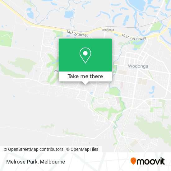 Melrose Park map