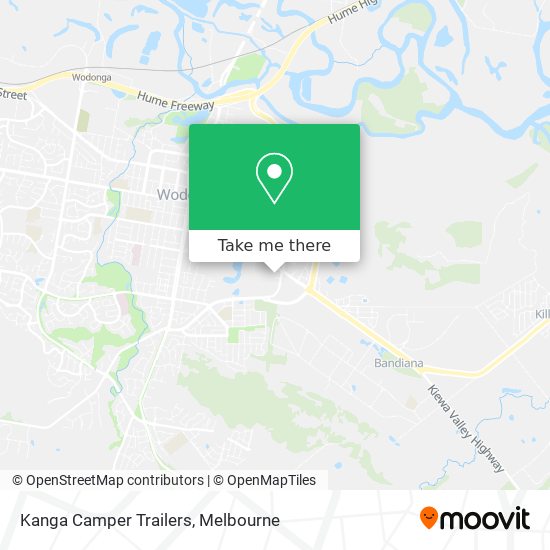 Kanga Camper Trailers map