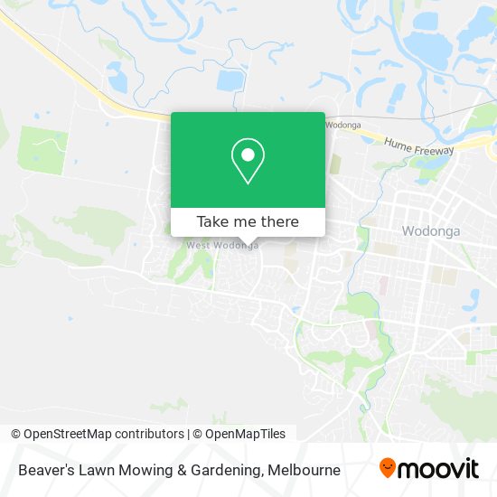 Beaver's Lawn Mowing & Gardening map