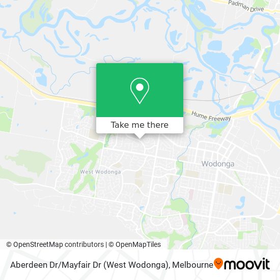 Aberdeen Dr / Mayfair Dr (West Wodonga) map