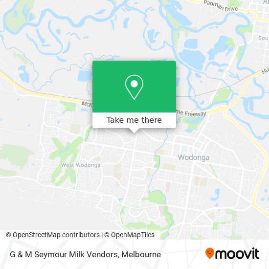 G & M Seymour Milk Vendors map