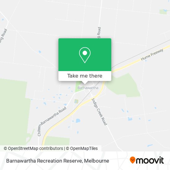Barnawartha Recreation Reserve map