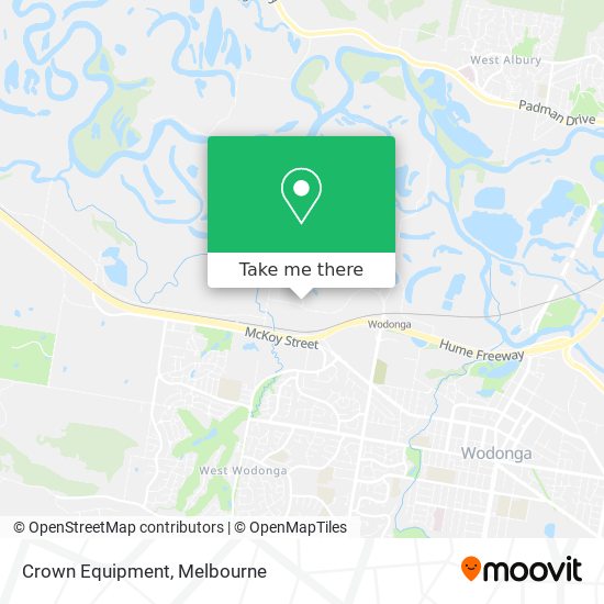 Crown Equipment map
