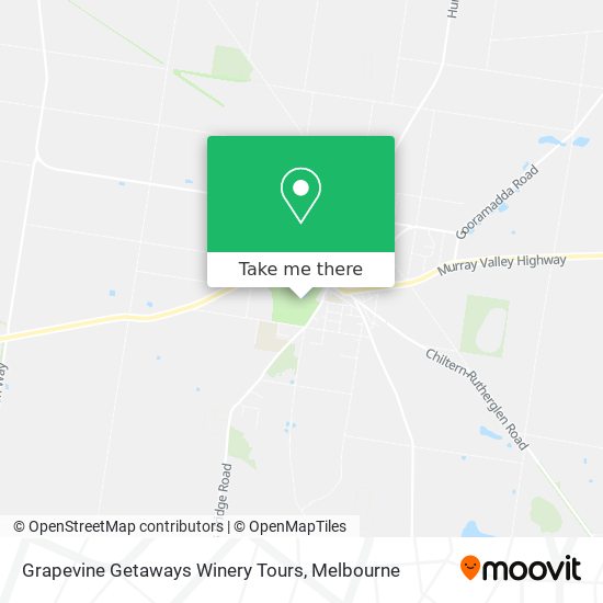 Grapevine Getaways Winery Tours map
